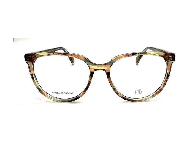 Montura Acetato Jaspeado Marrón