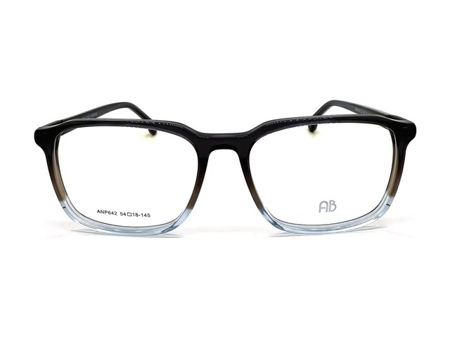 Montura Acetato Negro/Marrón Transparente