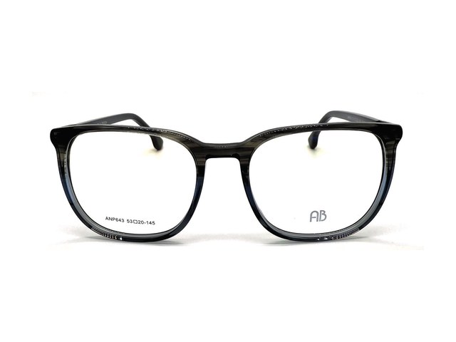 Montura Acetato Negro Jaspeado