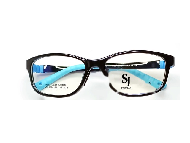 Montura Niños Acetato Marrón/Celeste