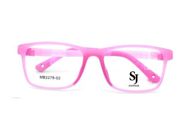 Montura Niños Flexible Rosa Transparente