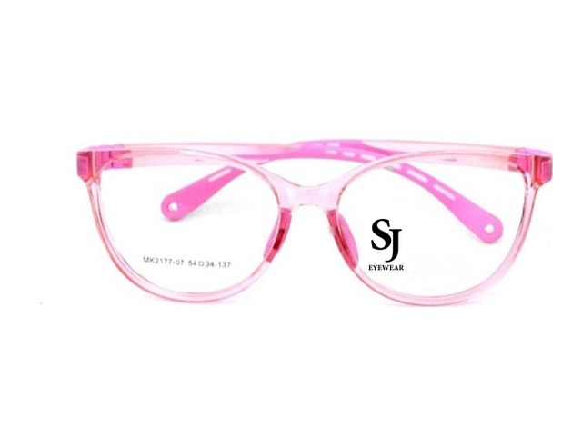 Montura Niños Silicona Rosa Transparente